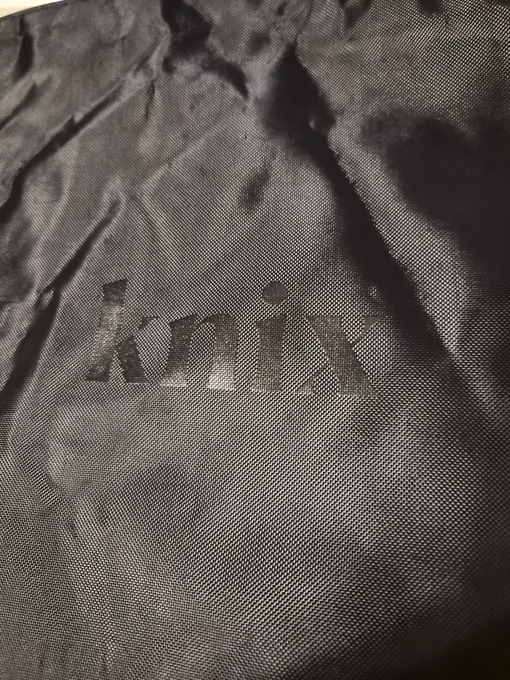 ​KNIX Catalyst Empty Black Zippered  Delicates Wash Bag Pouch 13x11
